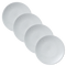 Urban Dinner Plates - Coral Blanc (4/pack)