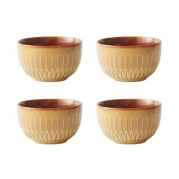 Cottage 16cm Bowl - Caramel (4/pack)