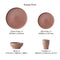 MOD 16pcs Dining Set - Smoky Plum