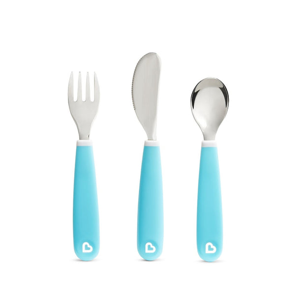 Munchkin Splash Toddler Fork, Knife & Spoon Set