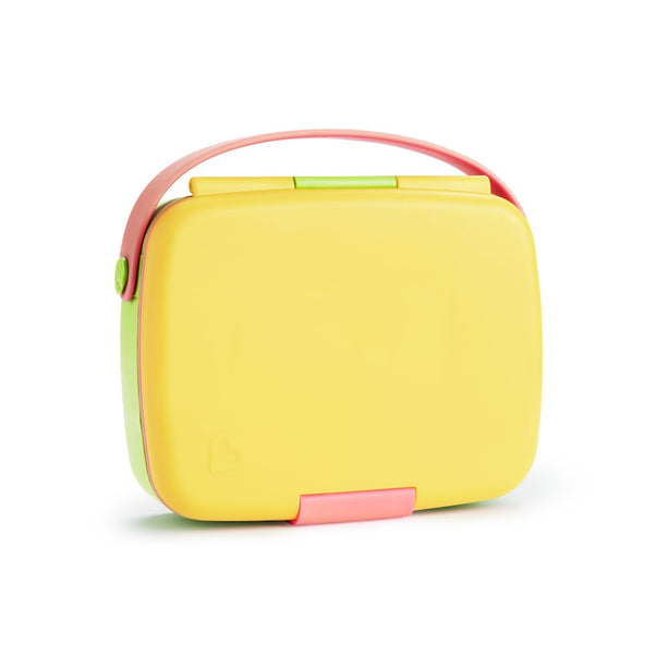 Munchkin Lunch Bento Box with Stainless Steel Utensils