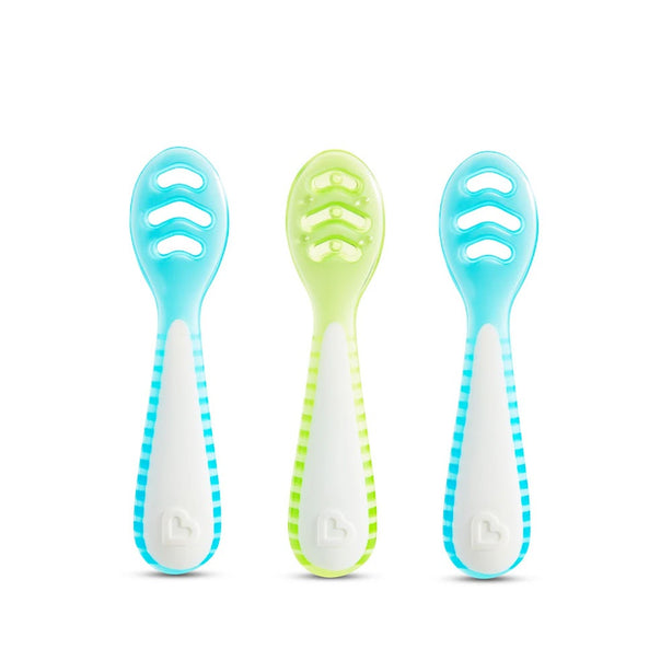 Munchkin Gentle Dip Multistage First Spoons - 3pk