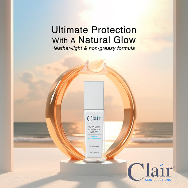 Clair Skin Solutions Ultra-Light Sunblock Spf 50+, 40ml