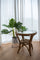 Rattan Table With Glass Top (Small)