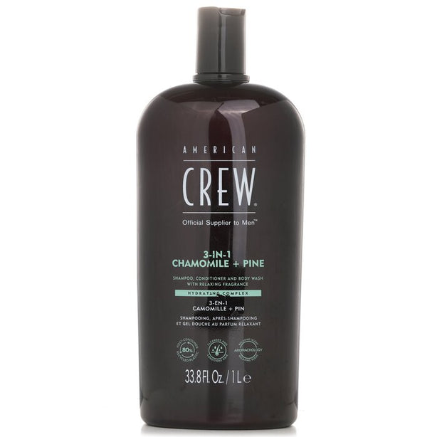 3-in-1 Chamomile + Pine Shampoo,  Conditioner And Body Wash - 1000ml/33.8oz
