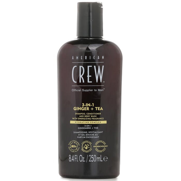 3-in-1 Ginger + Tea Shampoo, Conditioner And Body Wash - 250ml/8.4oz