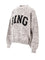 Sydney Crew Sweater Bing Marled White