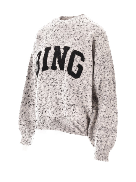 Sydney Crew Sweater Bing Marled White