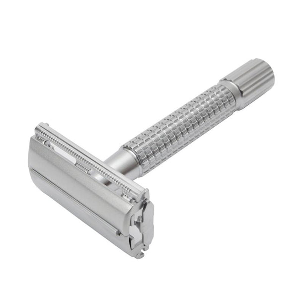 Giesen & Forsthoff Chrome Matt 80mm Brass Butterfly Safety Razor