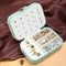 StitchesandTweed Trixie Travel Jewellery Box - Mint