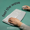 Logitech Wave Keys Ergonomic Wireless Keyboard Offwhite