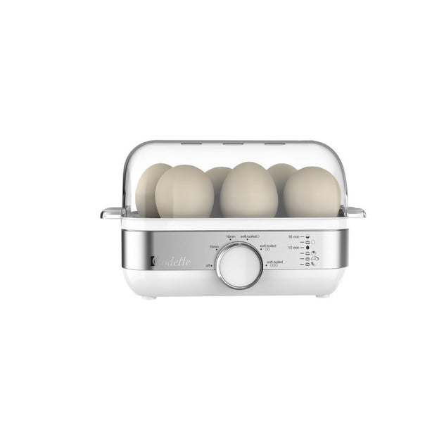 Odette Multifunction Automatic Soft and Hard Egg Boiler (White)