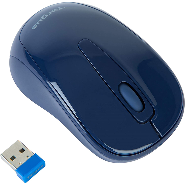 Targus W600 Wireless Optical Mouse (Blue) - Compact size
