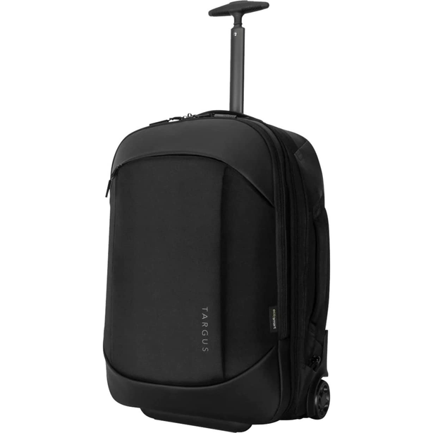 15.6” Ecosmart® Mobile Tech Traveler Rolling Backpack - Black