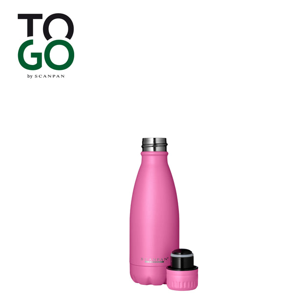Scanpan To Go Bottle 350ml (Pink Cosmos)