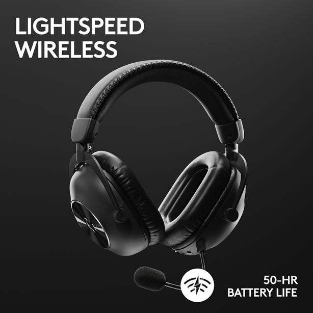 Logitech G Pro X 2 Lightspeed Bluetooth Wireless Gaming Headset Black