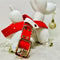 LEASh Pet Collar Biothane - Candy Cane - Red - Gold Hardware