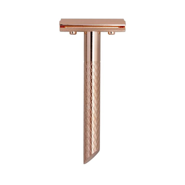 Giesen & Forsthoff ZÓE New Edition Rose Gold Plated Stainless Steel Safety Razor 90mm including 10 ZÓE razor blades