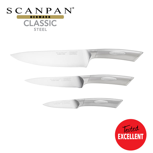 Scanpan Classic Steel 3 Pc. Chef Set