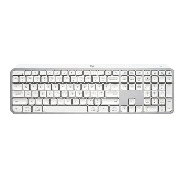 Logitech Mx Keys S Illuminated Wireless And Bluetooth Keyboard - Pale Grey