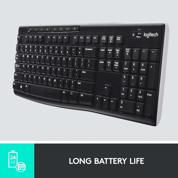 Logitech K270 Wireless Keyboard with Unifying Receiver
