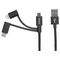 Targus Aluminium Series 3-in-1 Lightning Cable (Black)