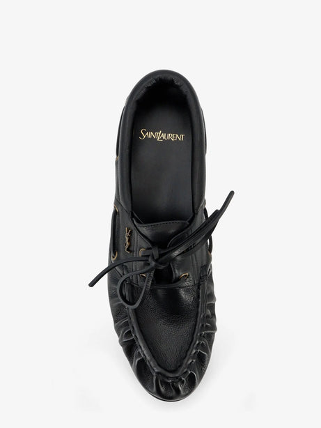 Saint Laurent Le Loafer Bateau leather loafers - Nero