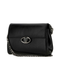 VLogo Medium Calfskin Shoulder Bag - Black