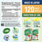 LABO Nutrition OmaxPure Vegan Omega-3 Algae Oil 1000mg Heart and Brain Health 120 Veggie Softgels IAOS Certified