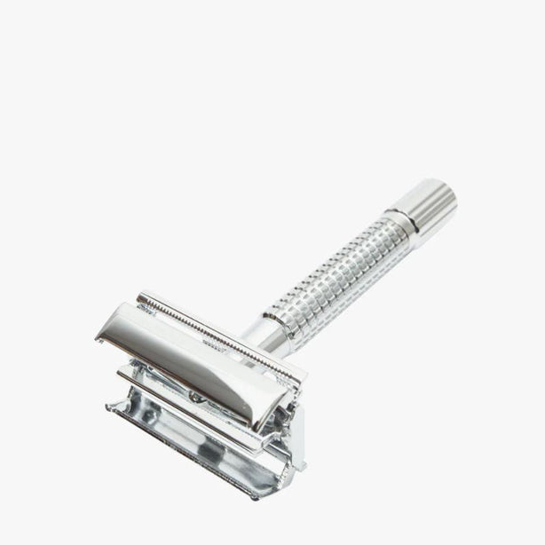 Giesen & Forsthoff Chrome polished 80mm Brass Butterfly Safety Razor
