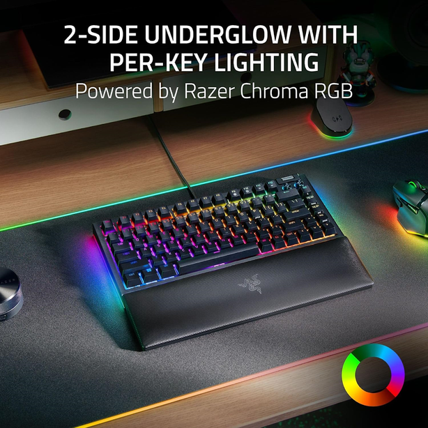 Razer Blackwidow V4 75% - Hot-Swappable Mechanical Gaming Keyboard - Us Layout - Frml
