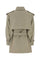 Short Cotton Trench Coat