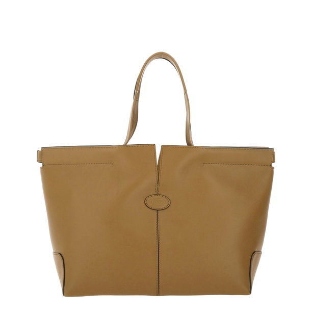Tod’s Di Bag Folio Medium-Small Calfskin Shopping Bag - Green