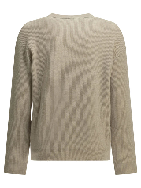 Brunello Cucinelli Cashmere crew-neck sweater - Beige