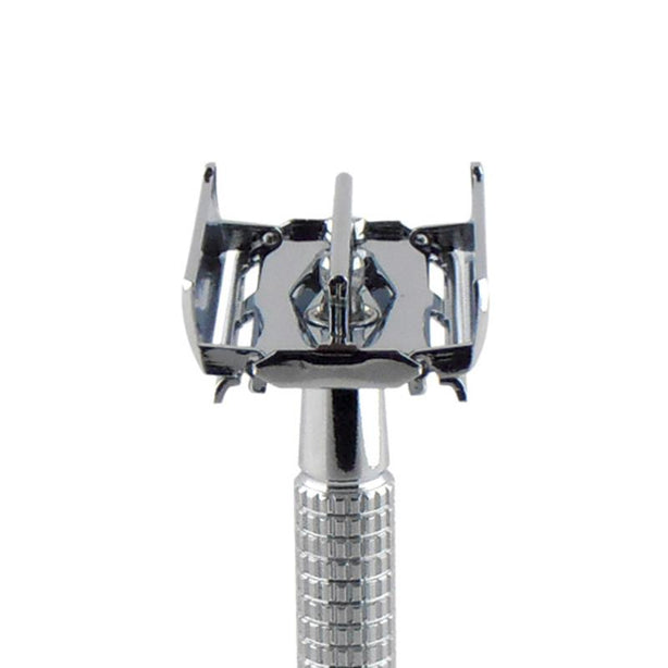 Giesen & Forsthoff Chrome polished 80mm Brass Butterfly Safety Razor