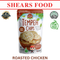 WOH Handcrafted Tempeh Chips Tempe Chips by Shears 100gms Roasted Chicken (Bundle of 6 packs)