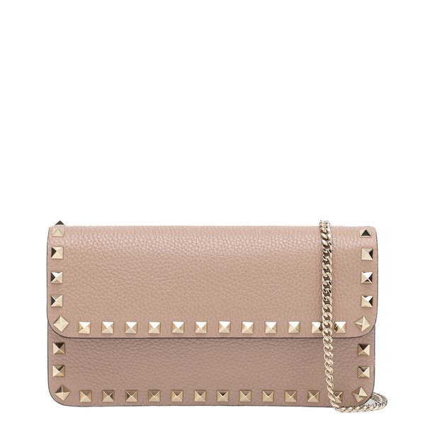Rockstud Spike Quilted Nappa Bag - Light Ivory