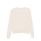 Ecru Cashmere Crew Neck Sweater