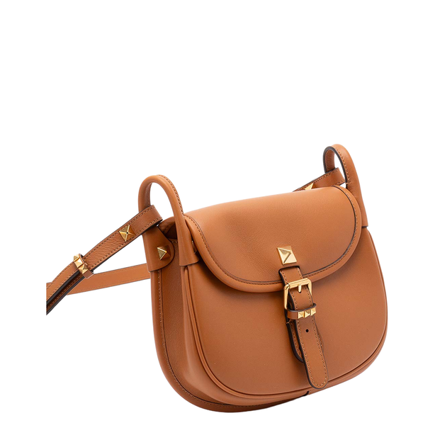Flaneuse Leather Crossbody Bag - Brown