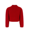 Red Wool Blend Cardigan