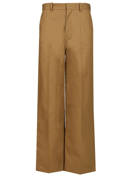Balenciaga Wide Leg Chino Pants - Beige