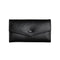 Giesen & Forsthoff Timor® 4-piece Manicure Set with glass nail file, in Black Grained Cowhide Leather Pouch