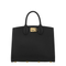 Studio Medium Calfskin Box Bag - Nero/Bonbon