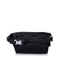 Re-Nylon and leather shoulder bag - Black