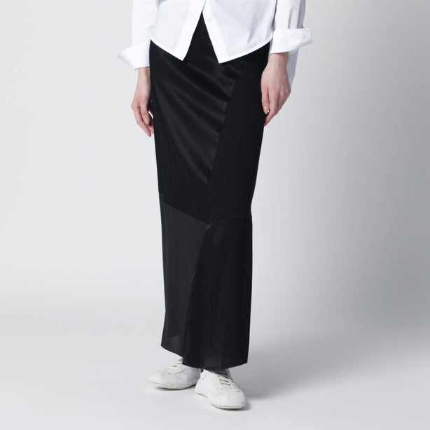 Black Patchwork Skirt