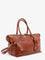 Miu Miu Shiny leather handbag with front lettering logo - Palissandro