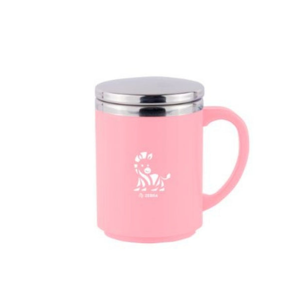 Zebra Stainless Steel Double Wall Mug Ø8xH12cm, 350ml, Jolly Pink, Prima Iv