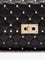 Valentino Garavani Rockstud Spike leather shoulder bag with iconic all-over studs - Nero