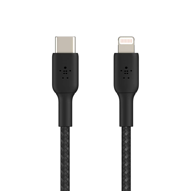 Belkin Braided USB-C to A Cable 1M Black