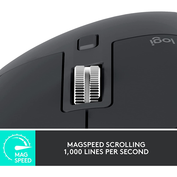 Logitech Mx Master 3S For Business - Graphite (Bolt With 2 Years Warranty)